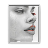 Japandi-Inspired Minimalist Ink Line Portrait - Fine Art Print