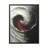 Yin-Yang Essence - Abstract Impasto Swirl Fine Art Print