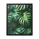 Floating Monstera Delight - Serene Nature Art Print