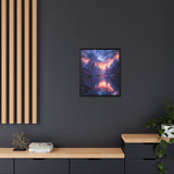 Galactic Splendor: Neon Nature & Cosmic Vistas - 4K Ultra Print