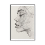 Japandi Minimalist One-Line Art Portrait - Fine Art Print