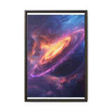 Iridescent Space Garden: Vivid Nebula & Celestial Flora Print