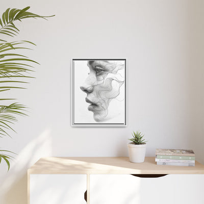 Japandi-Inspired Minimalist One-Line Portrait - Fine Art Print