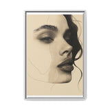 Japandi Minimalist Ink Portrait - Fine Art on Museum Grade Paper