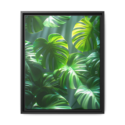 Floating Monstera Delicacy - Serene Nature Art Print