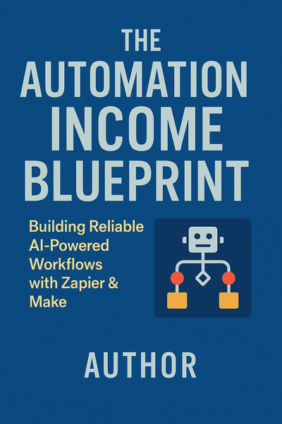 Automation Income Blueprint: Building Reliable AI-Powered Workflows with Zapier & Make