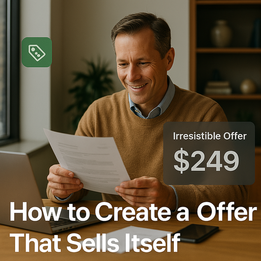 How to Create an Offer That Sells Itself