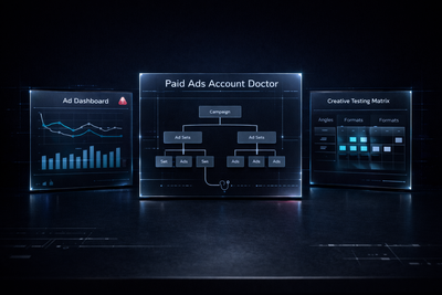 Paid Ads Account Doctor Audit, Testing, and Scaling Framework