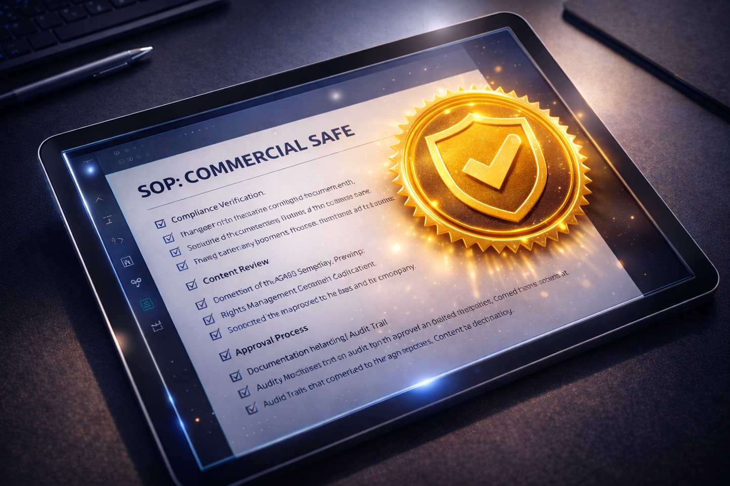 Commercially Safe AI: Team SOPs, Content Credentials & Quality Control