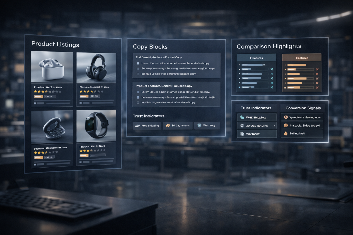 E-Commerce Listing Conversion Optimizer Product Listing and Conversion Framework
