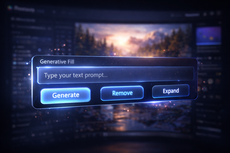 Photoshop Generative Fill & Expand: Remove, Replace & Extend with AI