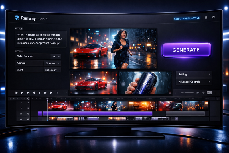 Runway Gen‑3 for High‑Performance Video Ads