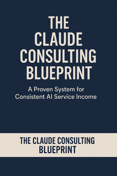 The Claude Consulting Blueprint A Proven System for Consistent AI Service Income