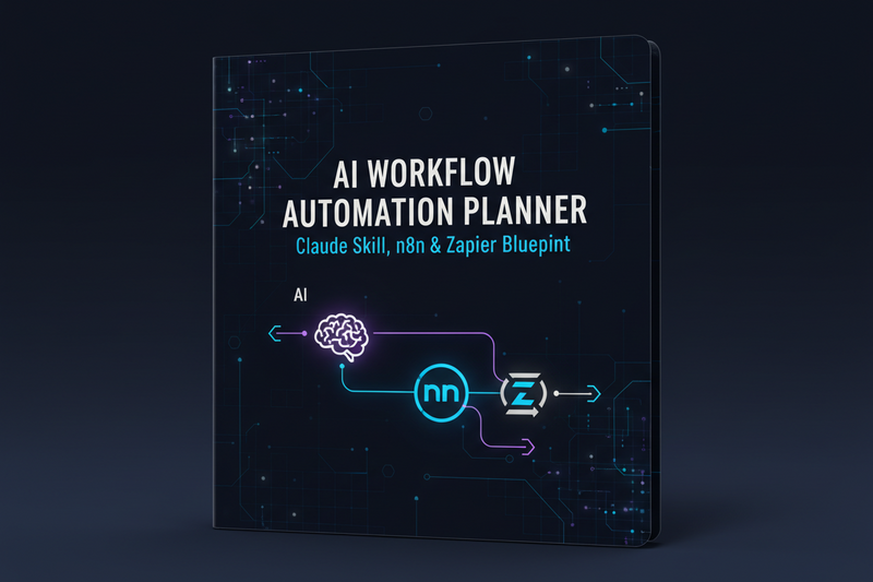 AI Workflow Automation Planner Claude Skill — n8n & Zapier Blueprint