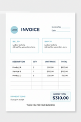 Claude Skill: Invoice Template