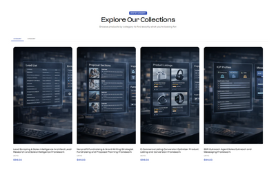 COLLECTION CATEGORY TABS