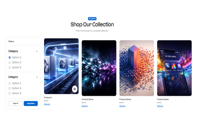COLLECTION FILTER SIDEBAR
