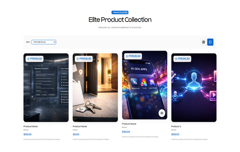 COLLECTION GRID DISPLAY ELITE