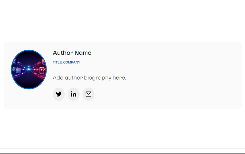 CONTENT AUTHOR BIO