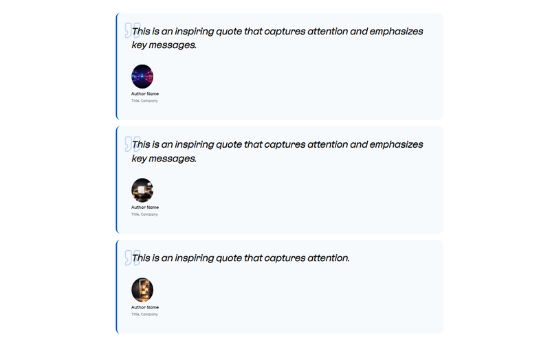 CONTENT QUOTE BLOCK