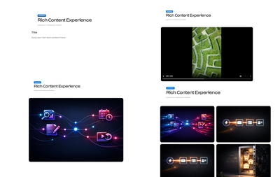 CONTENT RICH EXPERIENCE