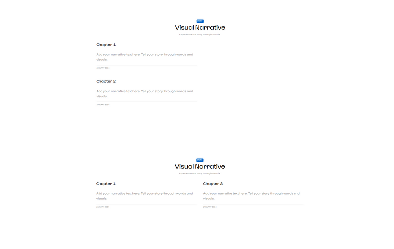 CONTENT VISUAL NARRATIVE