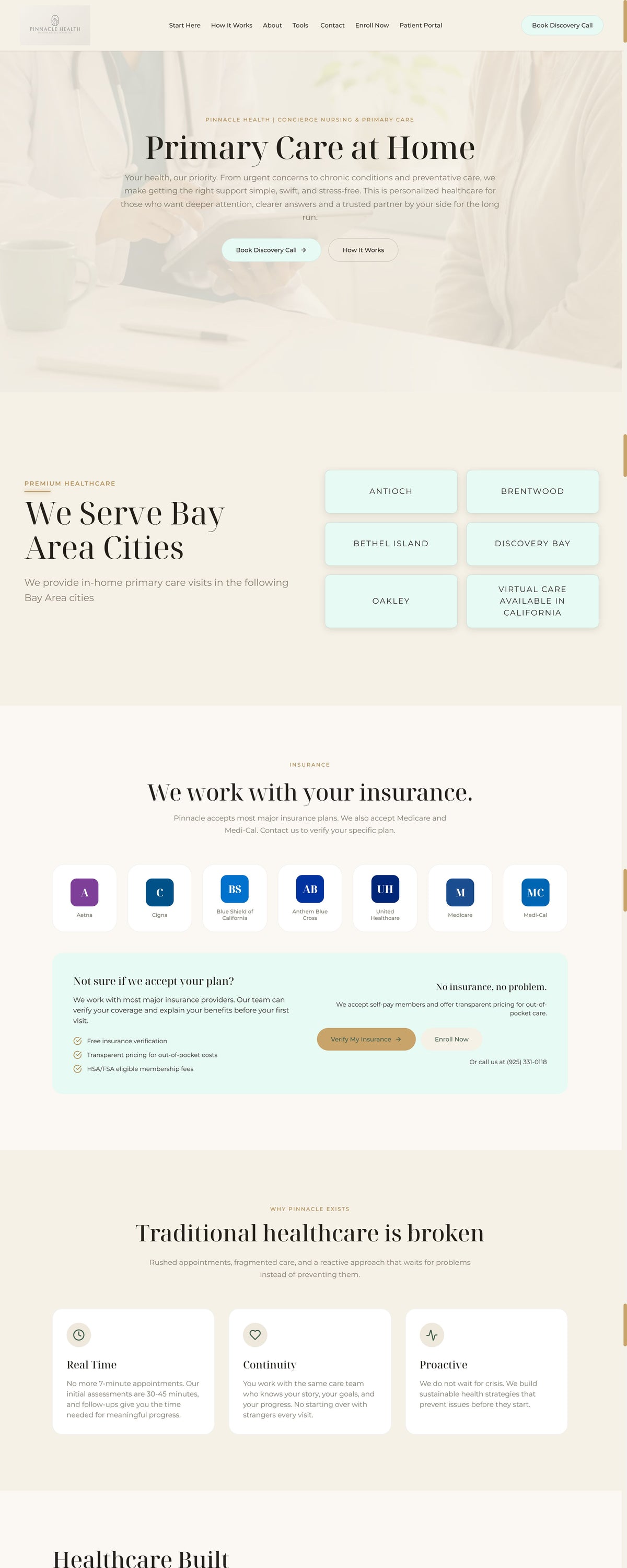 Pinnacle Health primary care at home website homepage