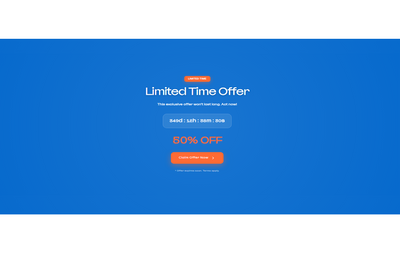 CTA LIMITED TIME OFFER