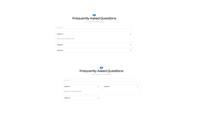 CONTENT FAQ ACCORDION