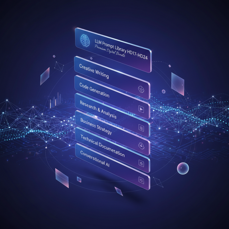 High-Demand Bundle: LLM Prompt library (HD17-HD24)