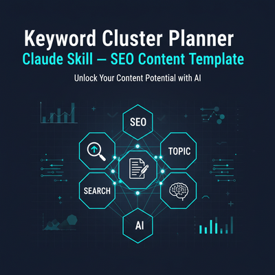 Keyword Cluster Planner Claude Skill — SEO Content Template