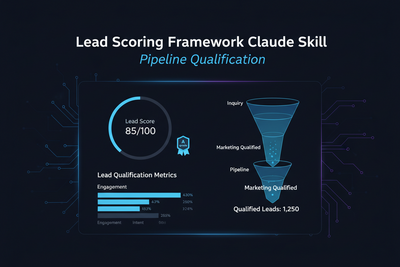 Lead Scoring Framework Claude Skill — Pipeline Qualification