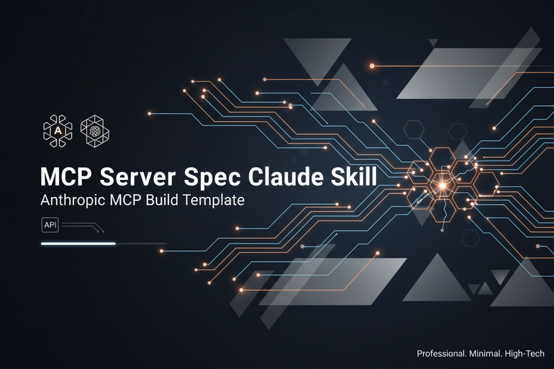 MCP Server Spec Claude Skill — Anthropic MCP Build Template