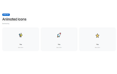 MEDIA ANIMATED ICONS