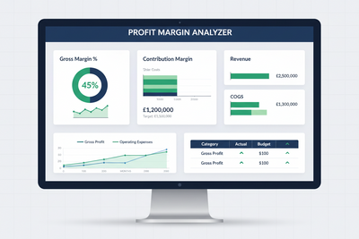 Profit Margin Analyzer Claude Skill — Gross & Contribution Template