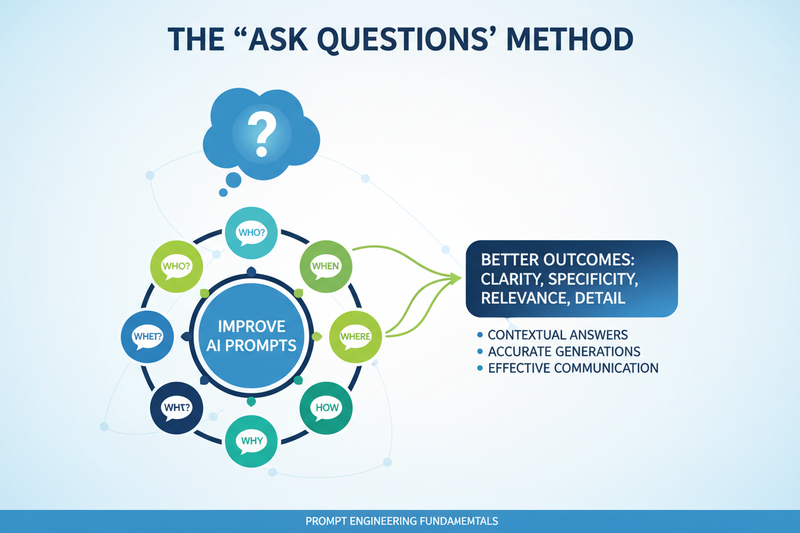 Prompting Methodology Prompting Fundamentals: Ask Questions Method