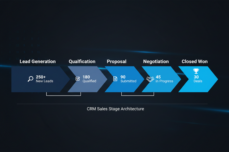 Sales Pipeline Template Claude Skill — CRM Stage Architecture