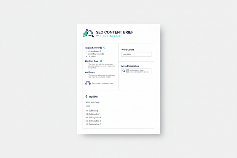 SEO Content Brief Claude Skill — Writer Brief Template