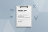 Shipping Policy Writer Claude Skill — Ecommerce Policy Template