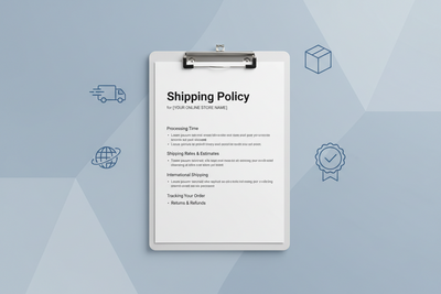 Shipping Policy Writer Claude Skill — Ecommerce Policy Template