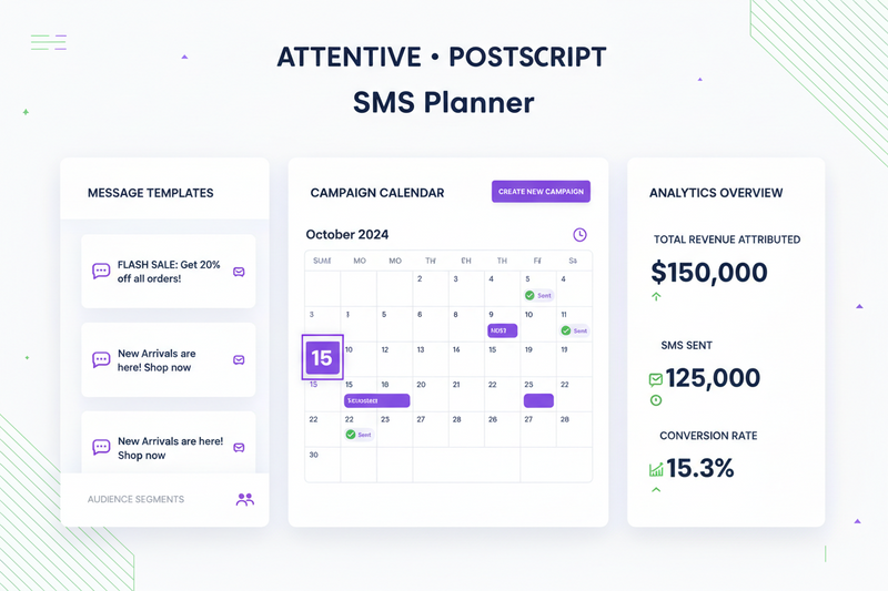 SMS Campaign Planner Claude Skill — Attentive & Postscript Template