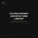 Ukiyo System Prompt Architecture Library cover
