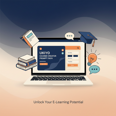 Ukiyo Niche Prompt Pack: Course Creator & Online Education (25 Prompts)